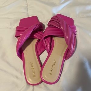 Pink sandals